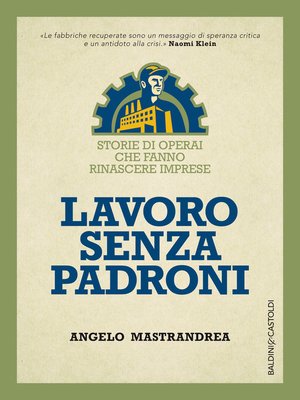 cover image of Lavoro senza padroni